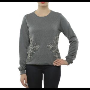 ANTHROPOLOGIE Hemant & Nandita gray Sweatshirt S